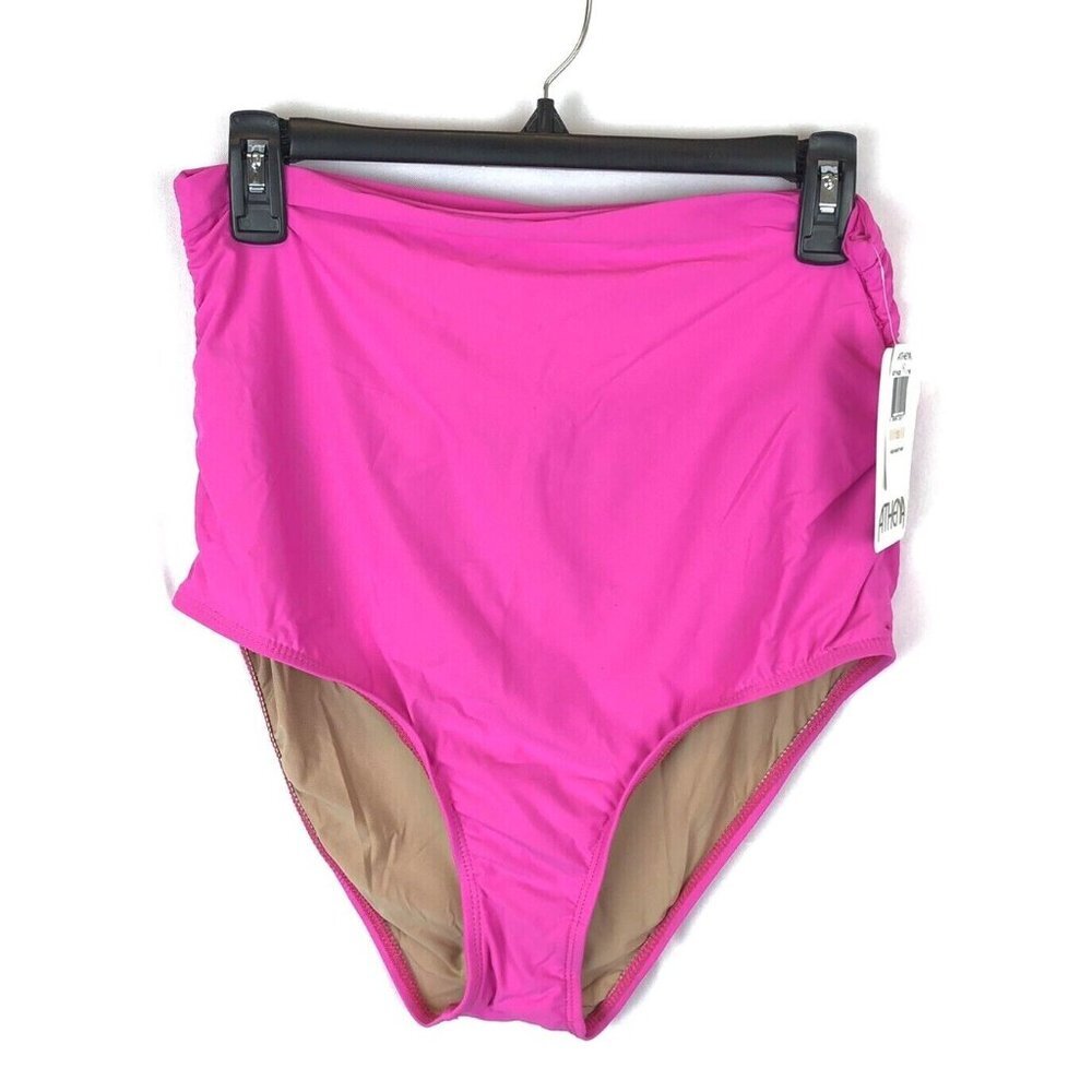 Athena Women’s High Waist Pink Bikini Bottom Size 12